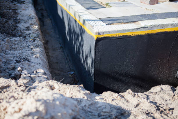 Residential Waterproofing installation at a Fairview, NY home by SJ Waterproofing Pros